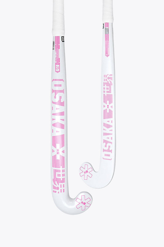 Osaka Field Hockey Stick Vision 25 - Pro Bow | White-Begonia Pink