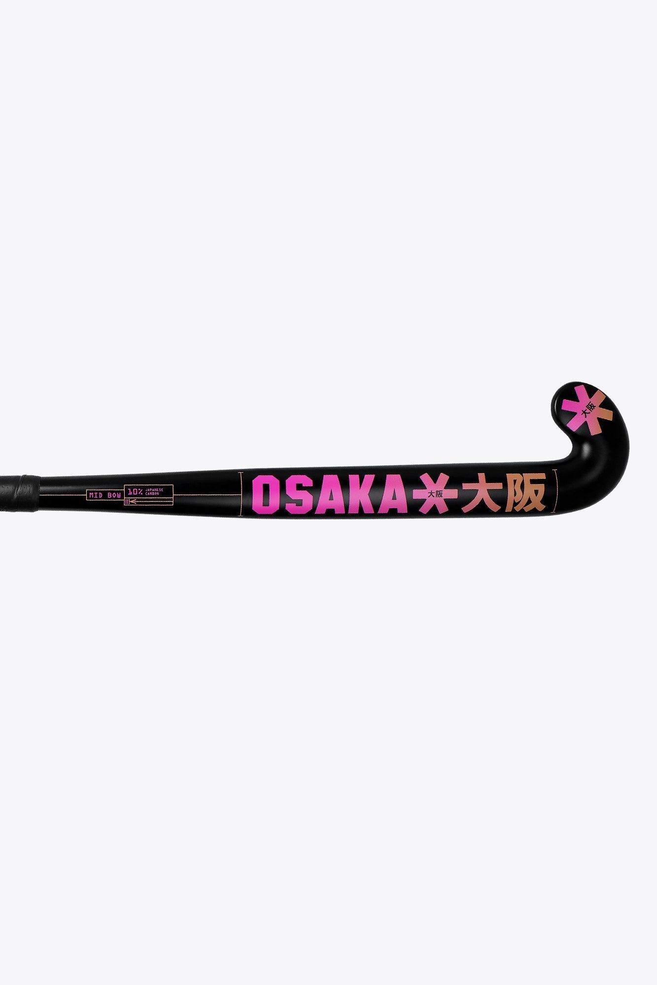 Osaka Field Hockey Stick Mid Bow 10 | Fantastic Pink-True Orange