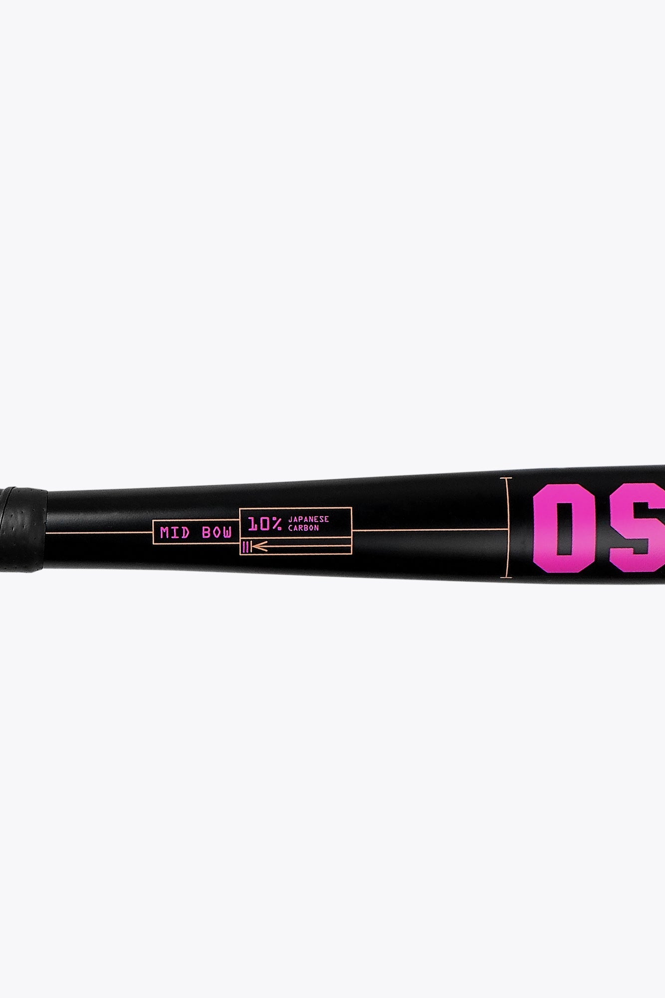 Osaka Field Hockey Stick Mid Bow 10 | Fantastic Pink-True Orange