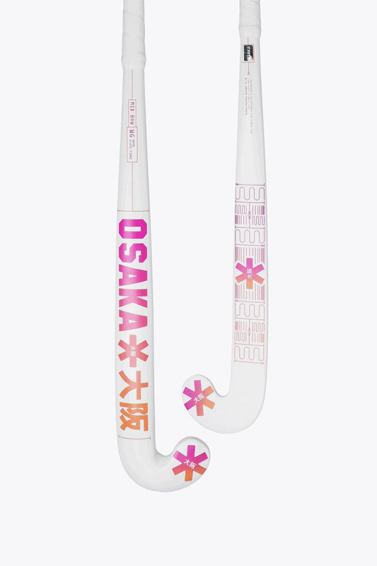 Osaka Field Hockey Stick Mid Bow WG | Fantastic Pink-True Orange