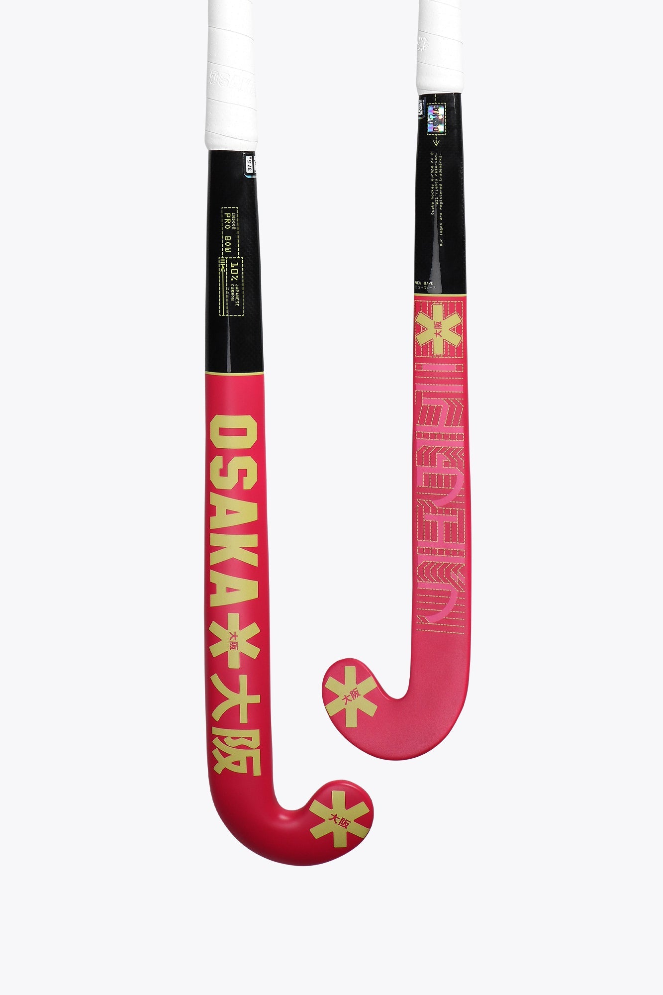 Osaka Indoor Hockey Stick Pro Bow 10 | Raspberry