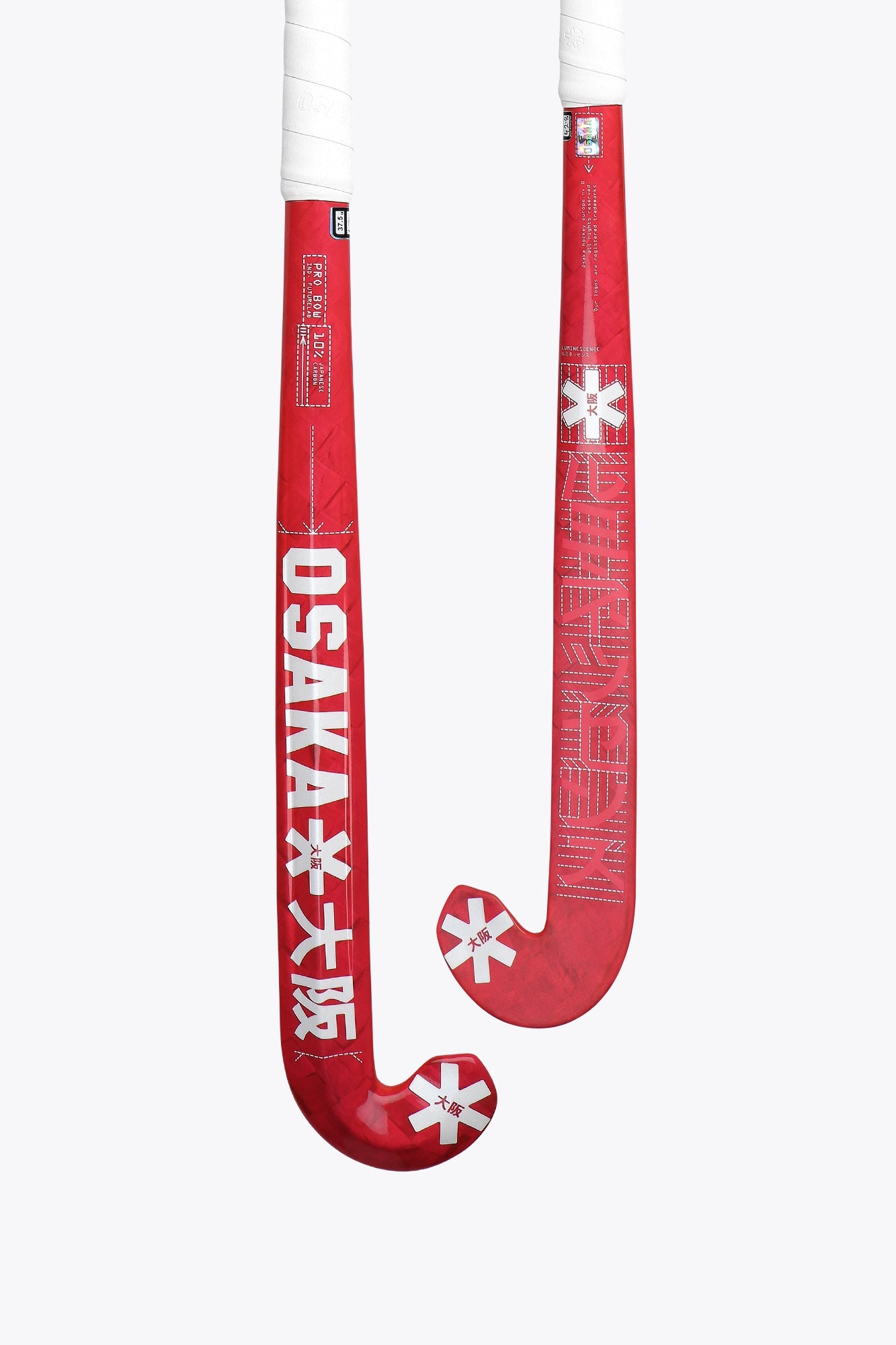 Osaka Indoor Hockey Stick Pro Bow 10 - Futurelab | Neon Flare
