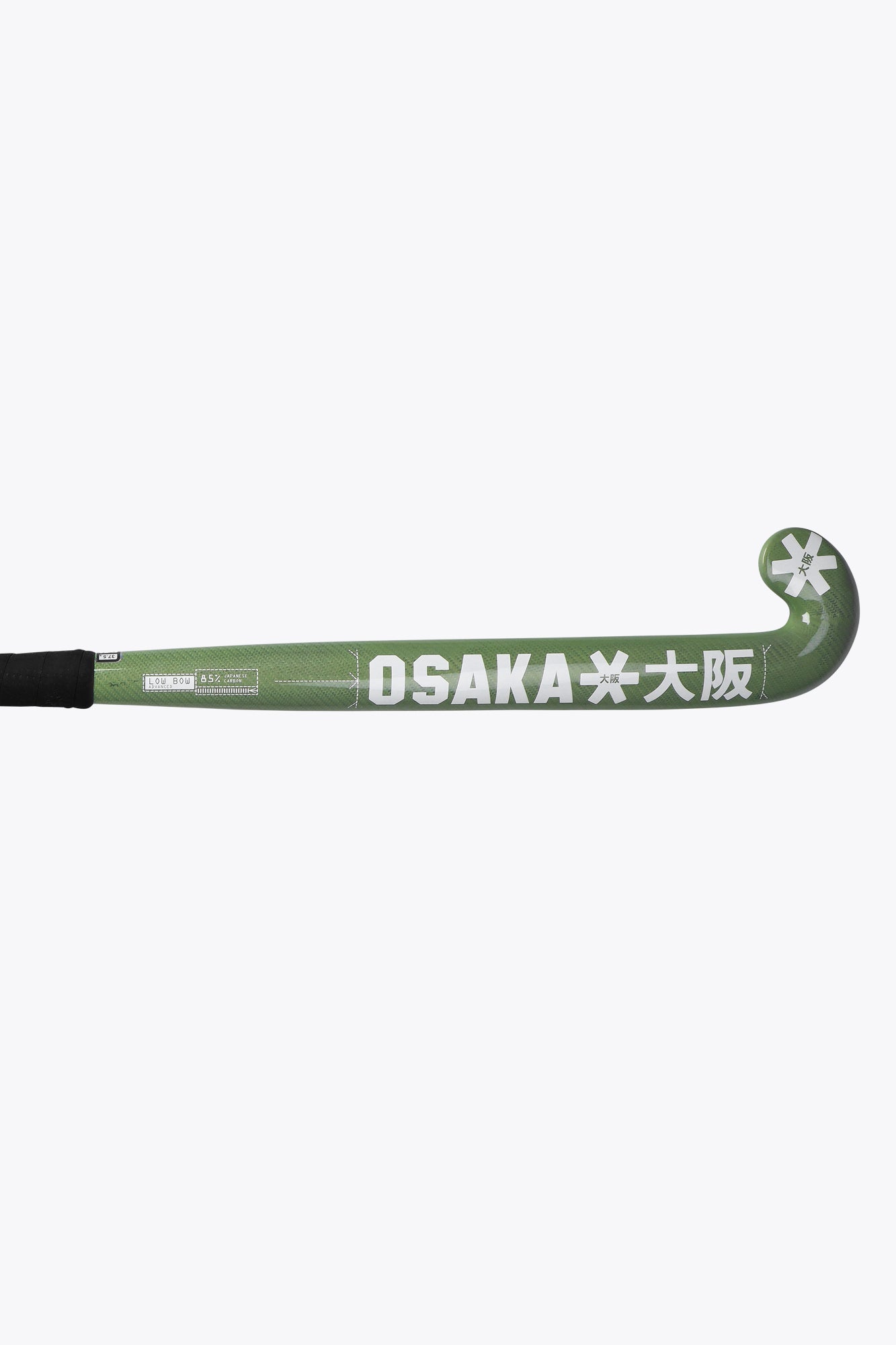 Osaka Field Hockey Stick Low Bow Advanced 85 | Green Eyes