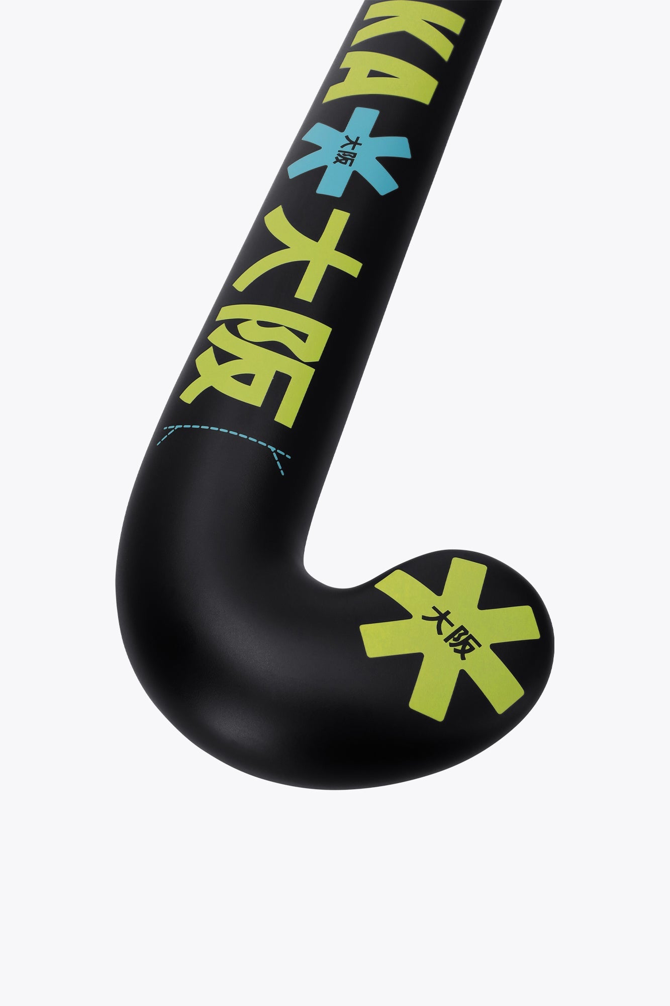 Osaka Field Hockey Stick Mid Bow 10 | Blue-Shadow Lime