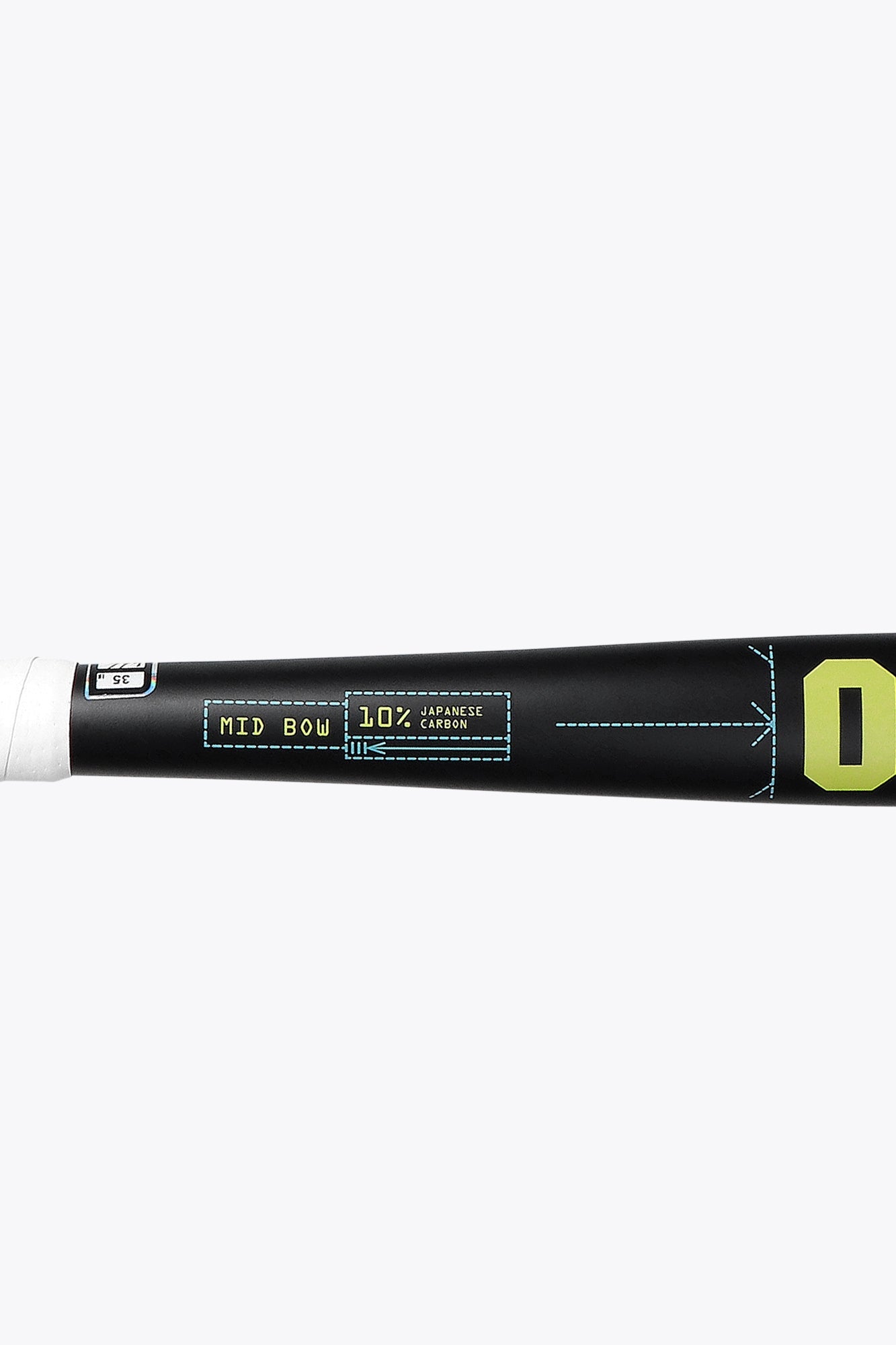 Osaka Field Hockey Stick Mid Bow 10 | Blue-Shadow Lime