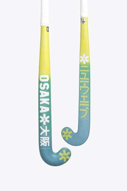 Osaka Field Hockey Stick Mid Bow GF | Blue-Lime Gradient
