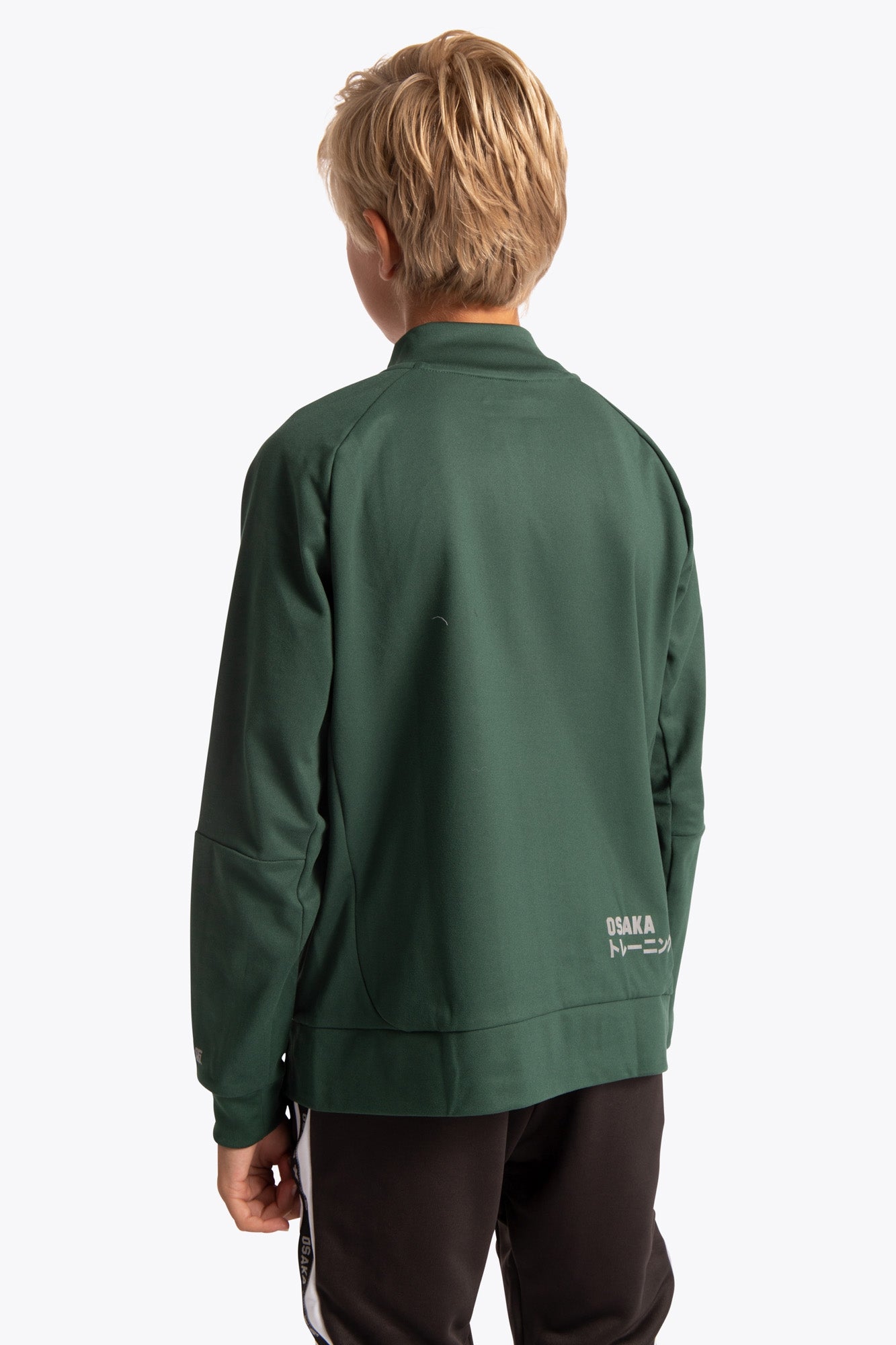 Osaka Kids Track Top | Dark Green