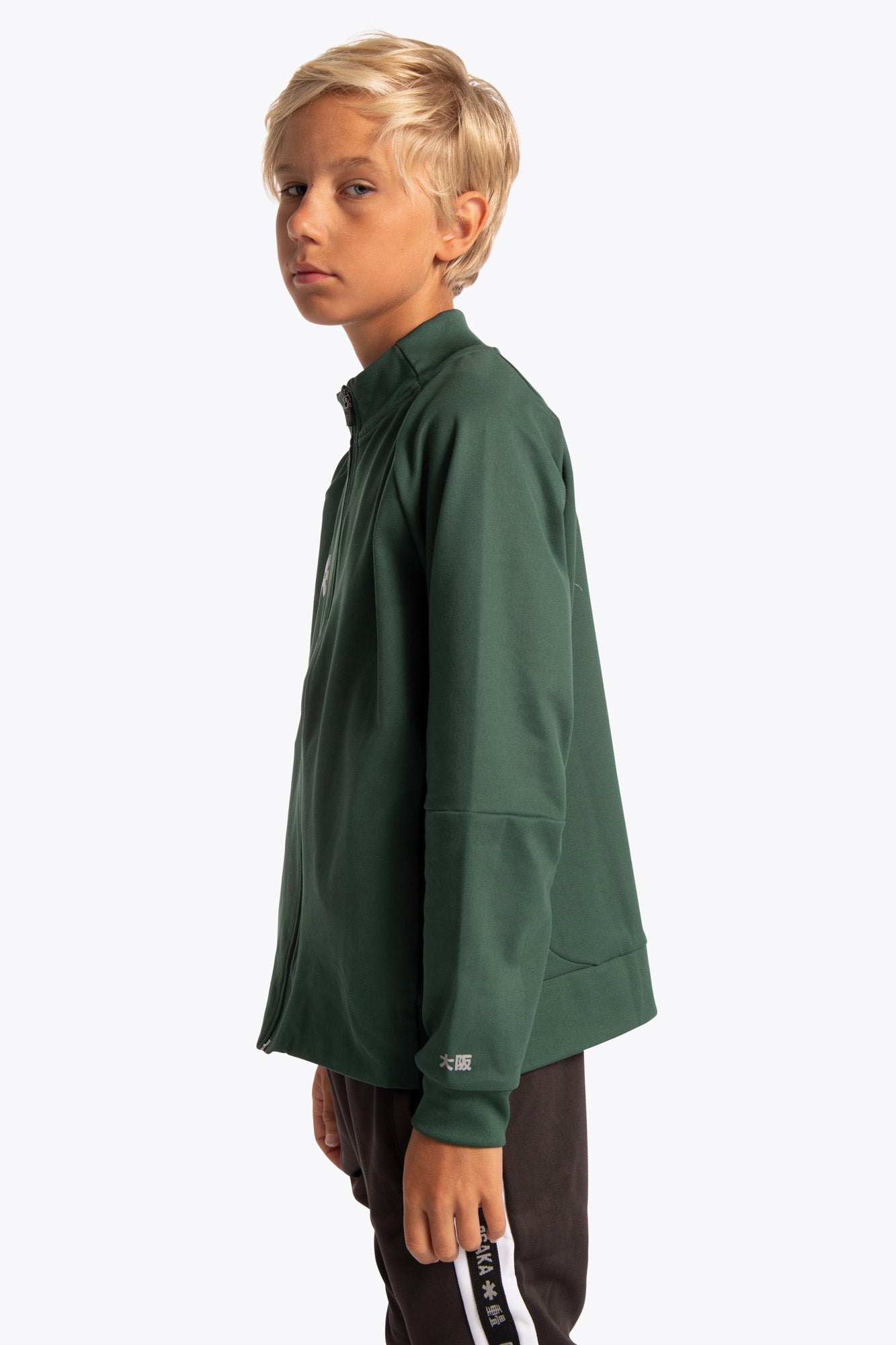 Osaka Kids Track Top | Dark Green