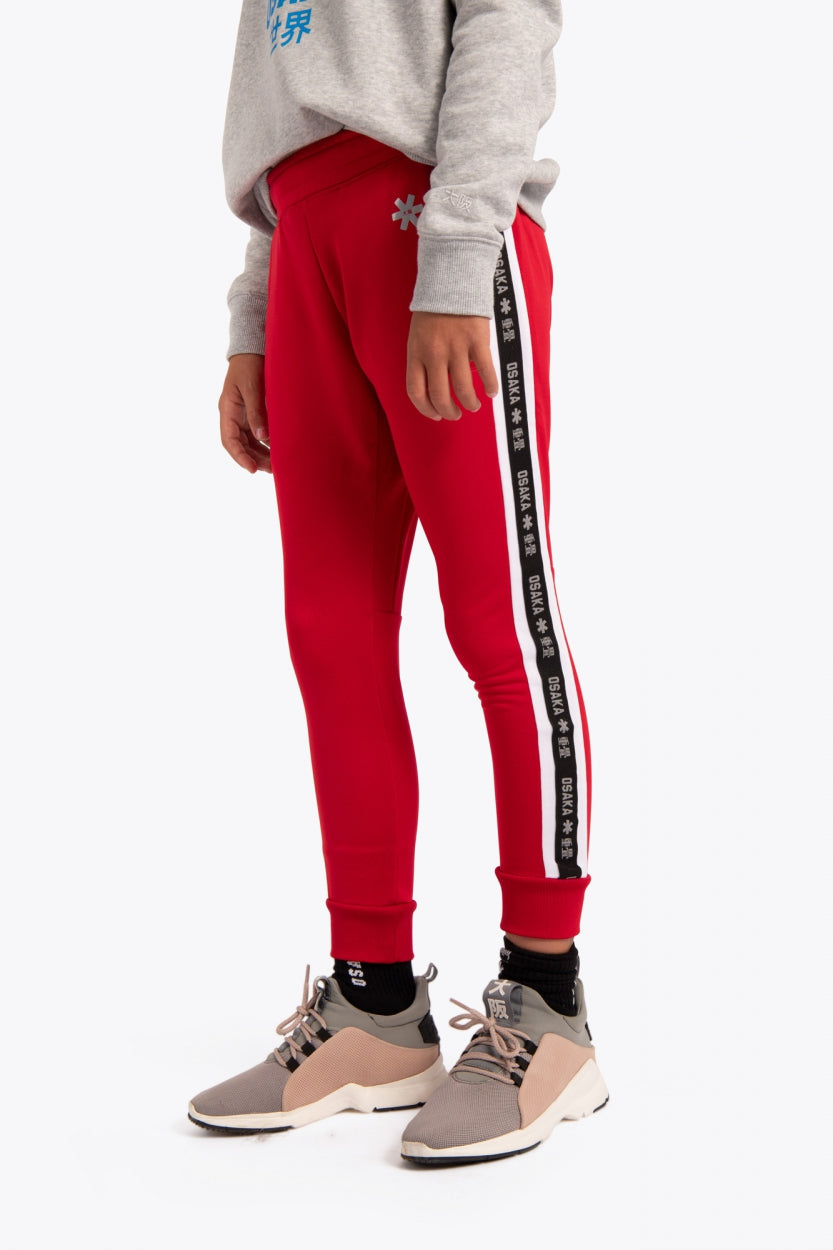 Osaka Kids Training Sweatpants | Red