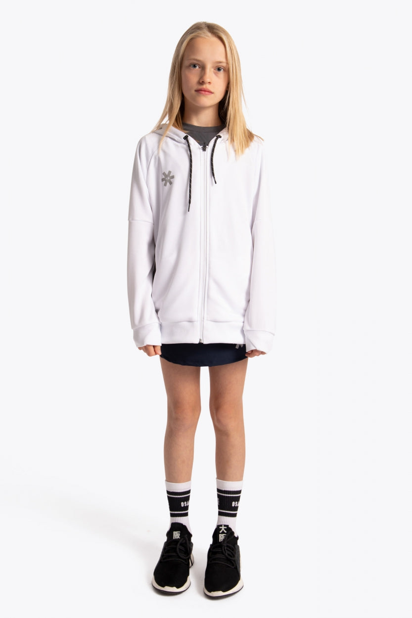 Osaka Kids Training Zip Hoodie | White