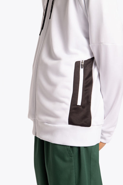 Osaka Kids Training Zip Hoodie | White