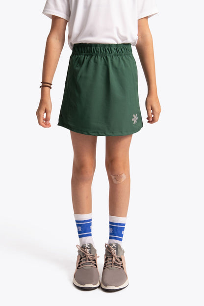 Osaka Kids Training Skort | Dark Green