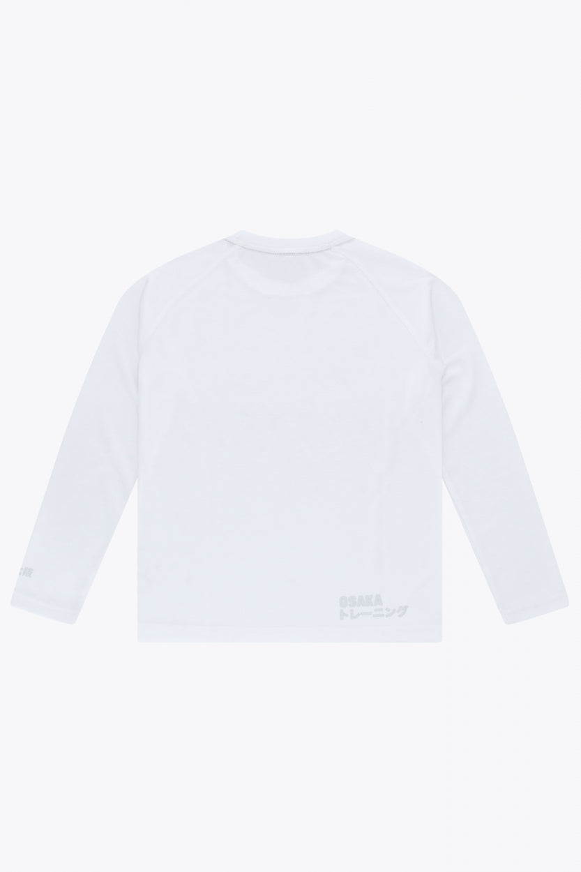 Osaka Kids Training Tee Long Sleeve | White