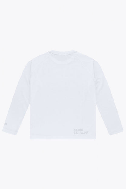 Osaka Kids Training Tee Long Sleeve | White
