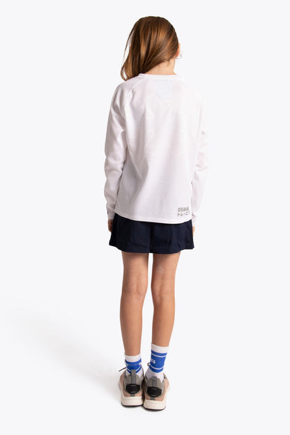 Osaka Kids Training Tee Long Sleeve | White
