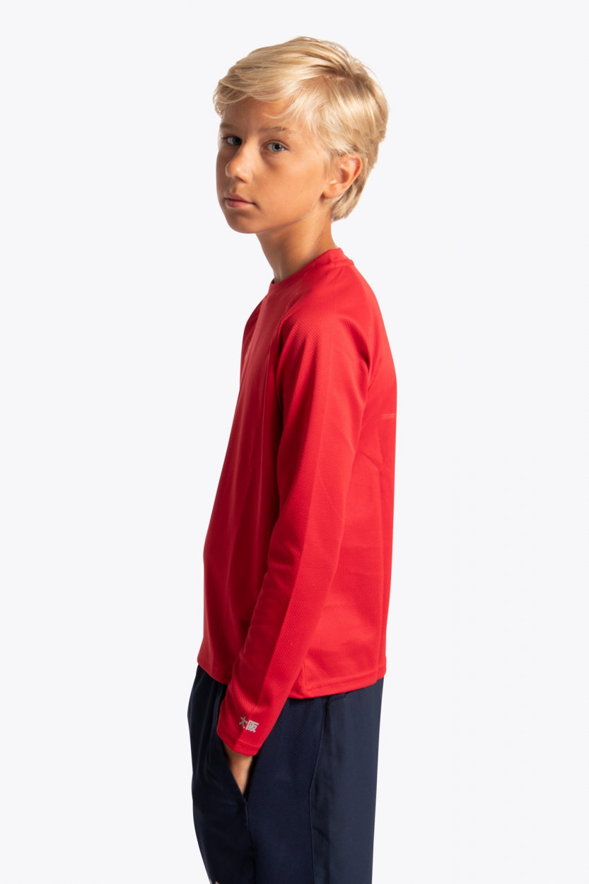 Osaka Kids Training Tee Long Sleeve | Red