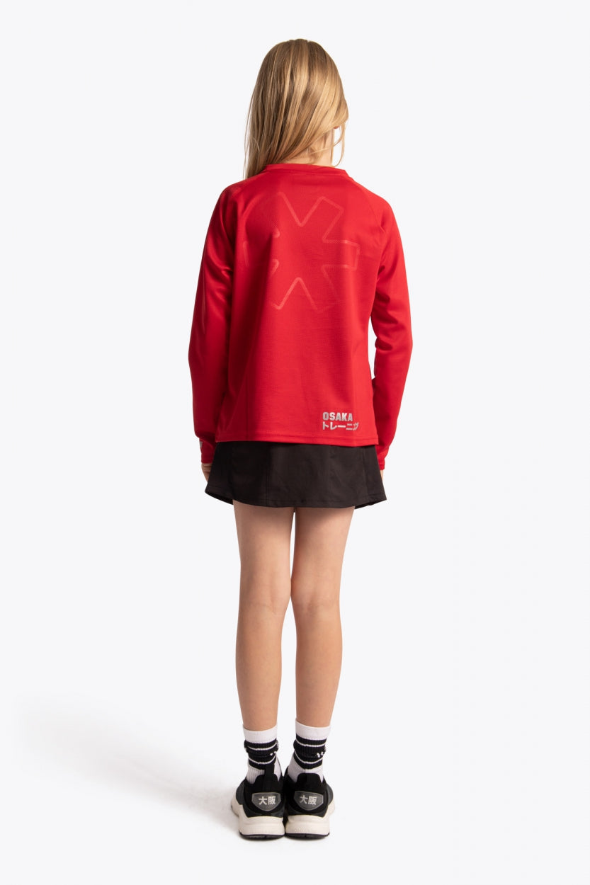 Osaka Kids Training Tee Long Sleeve | Red