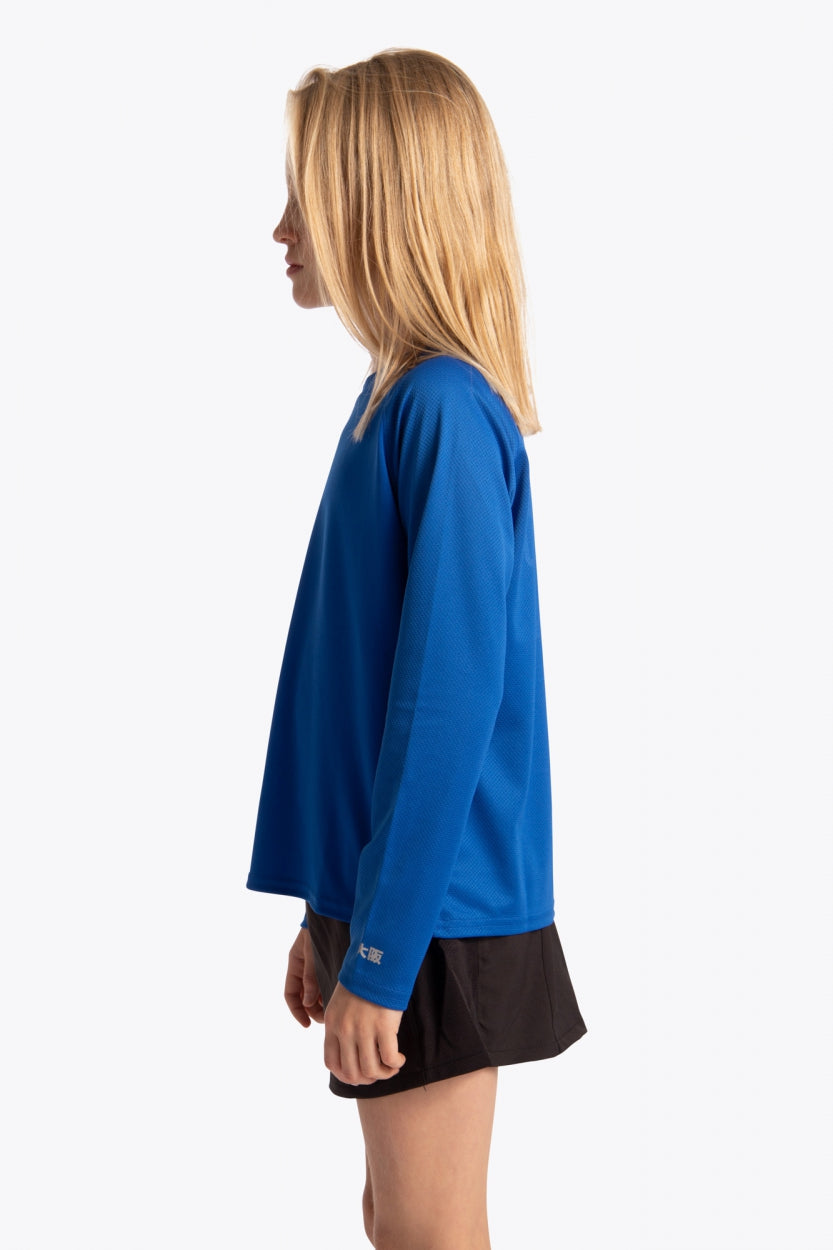 Osaka Kids Training Tee Long Sleeve | Royal Blue
