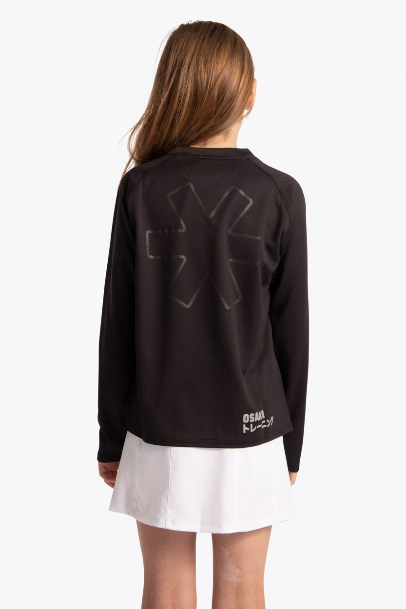 Osaka Kids Training Tee Long Sleeve | Black