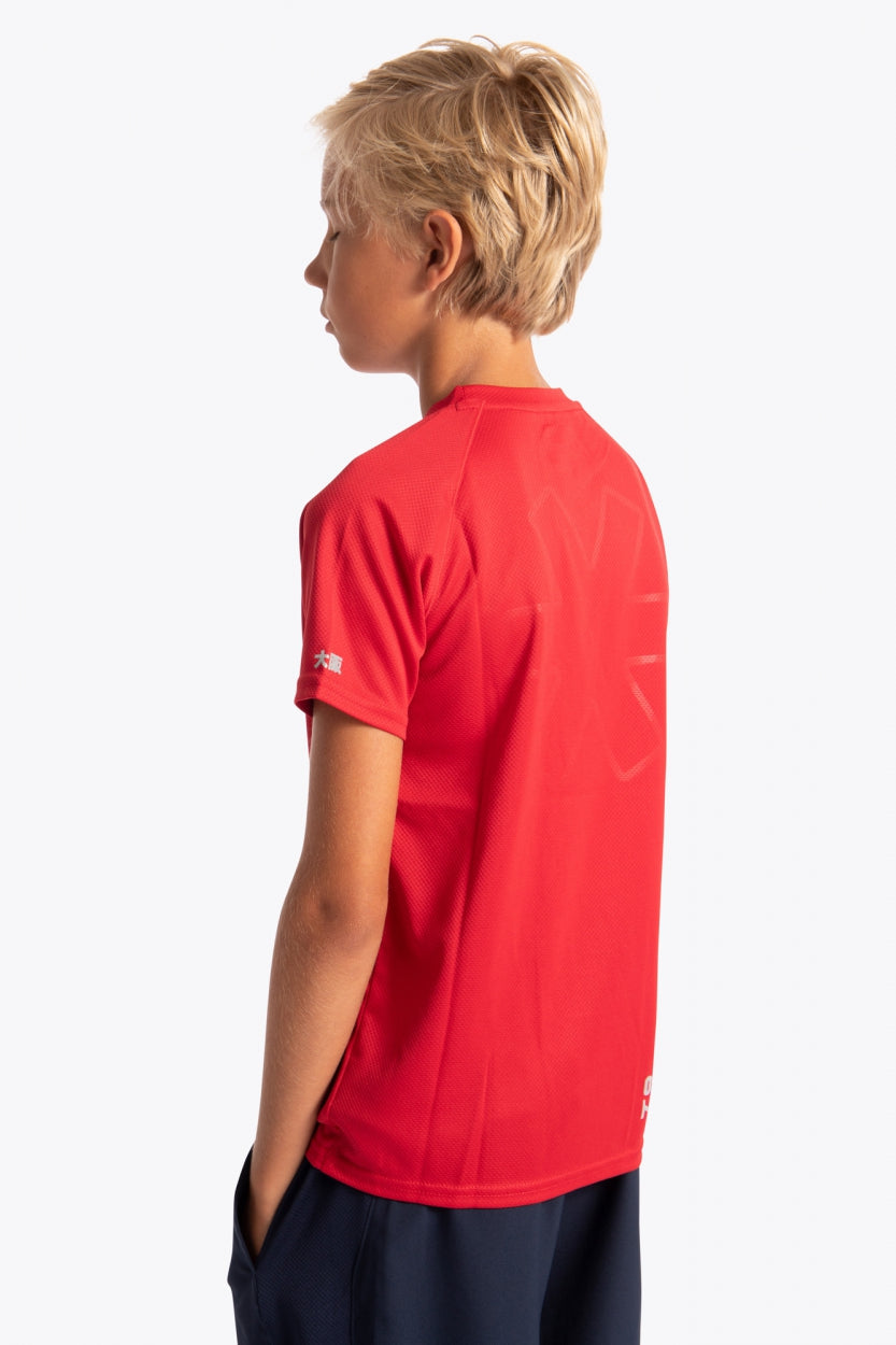 Osaka Kids Training Tee | Red