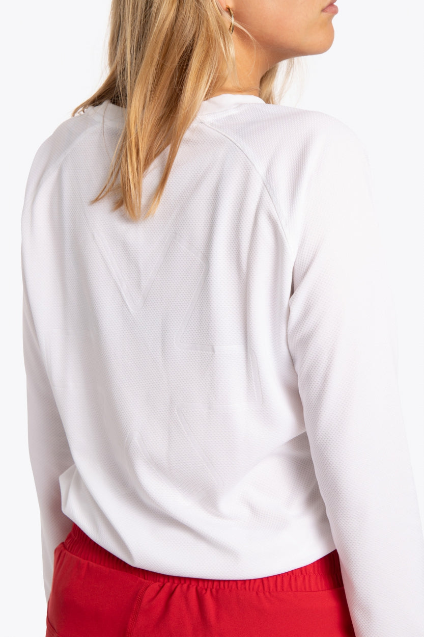 Osaka Women Training Tee Long Sleeve | White