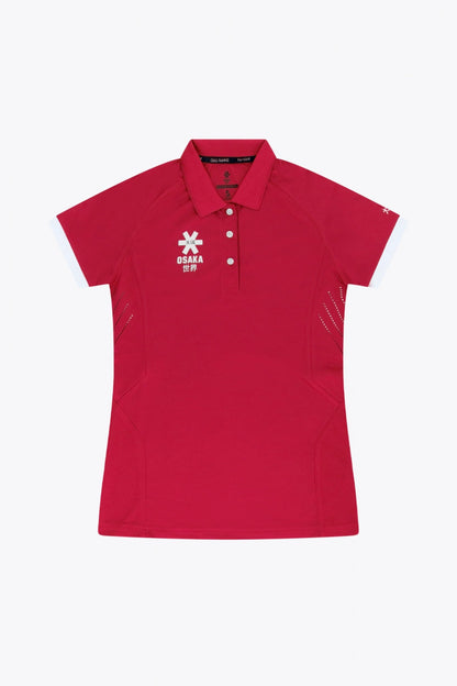 Osaka Women Polo Jersey | Red