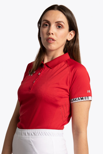 Osaka Women Polo Jersey | Red