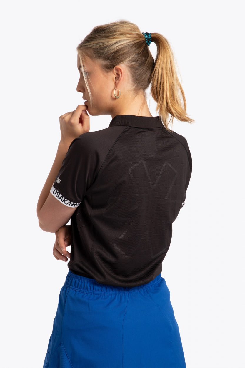 Osaka Women Polo Jersey | Black