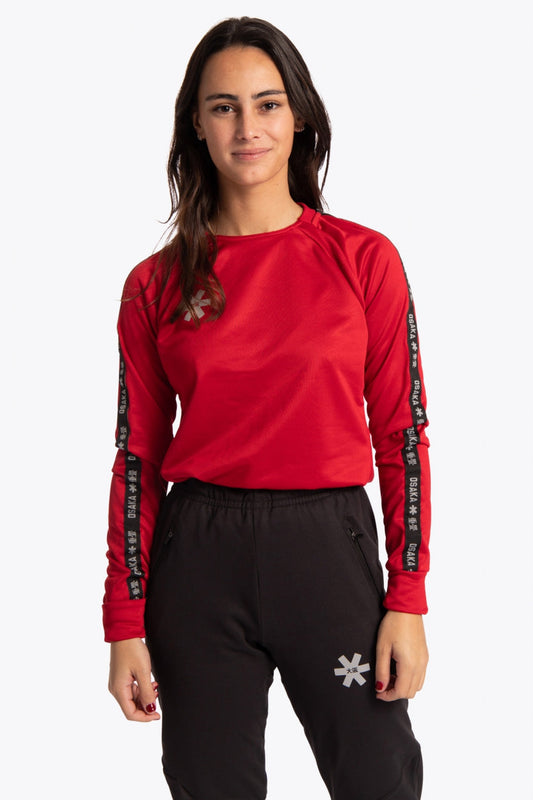 Osaka Women Training Sweater | Red