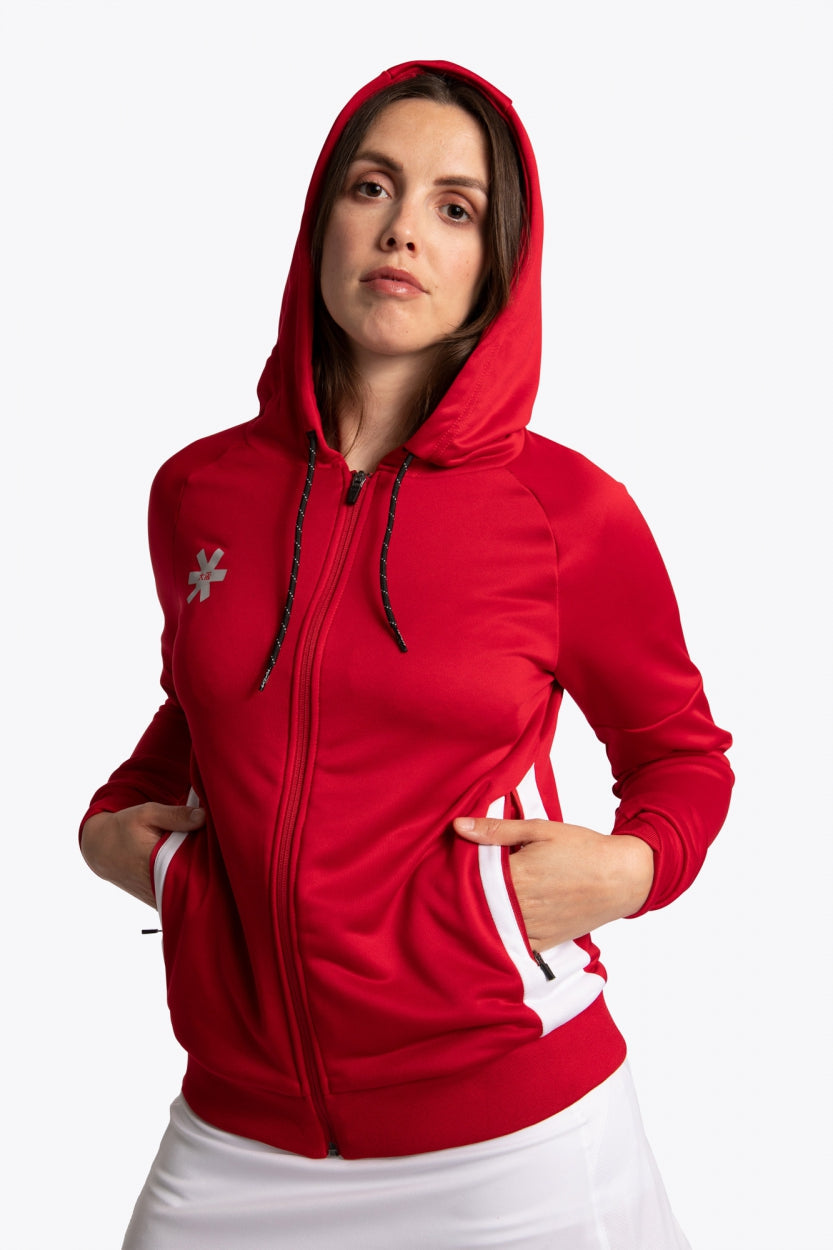 Osaka Women Training Zip Hoodie | Red