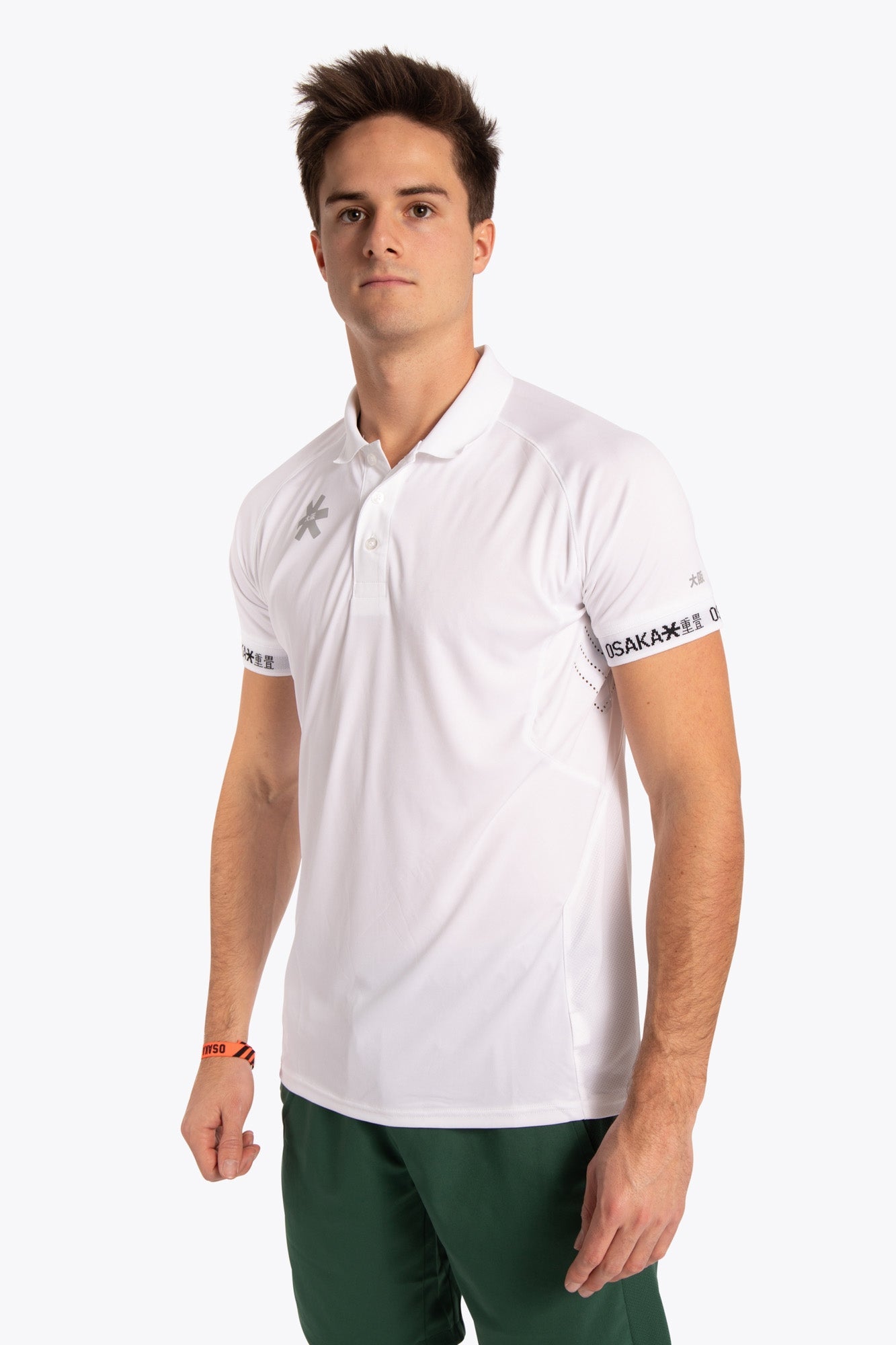Osaka Men Polo Jersey | White