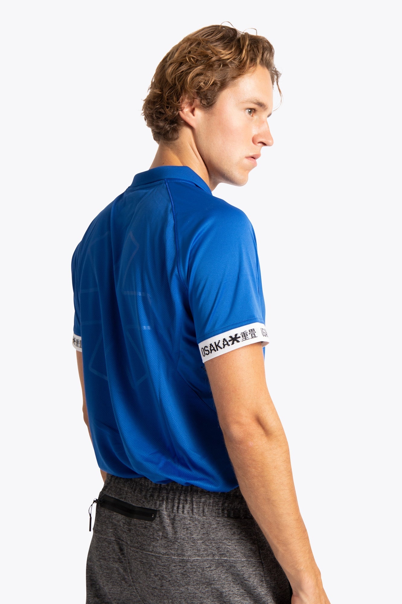 Osaka Men Polo Jersey | Royal Blue