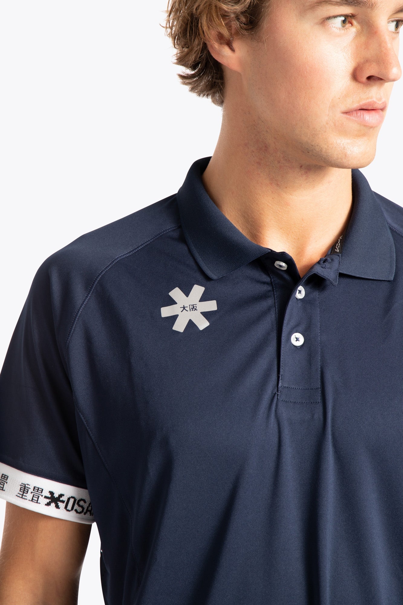Osaka Men Polo Jersey | Navy