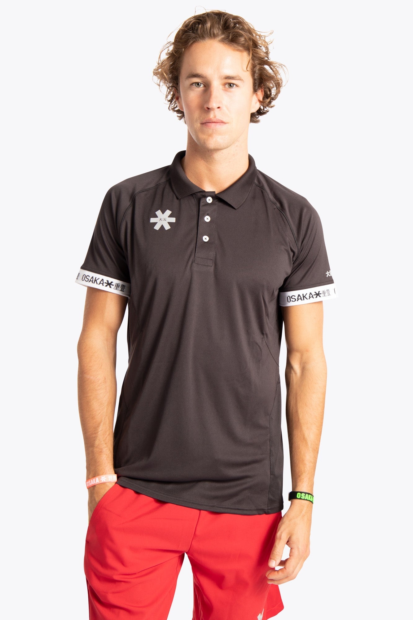 Osaka Men Polo Jersey | Black