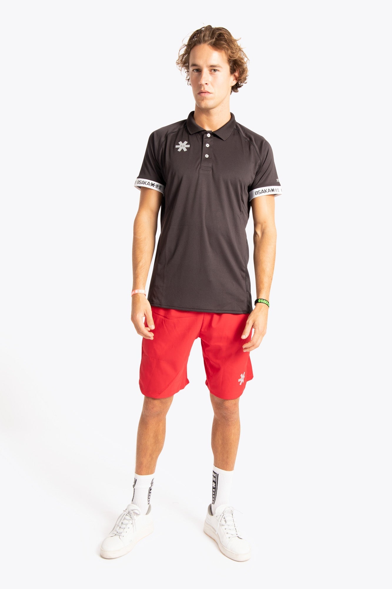 Osaka Men Polo Jersey | Black