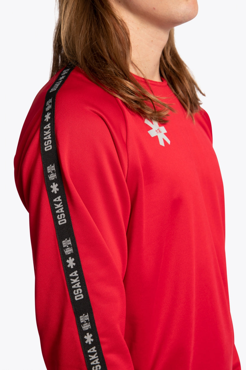 Osaka Men Training Sweater | Red
