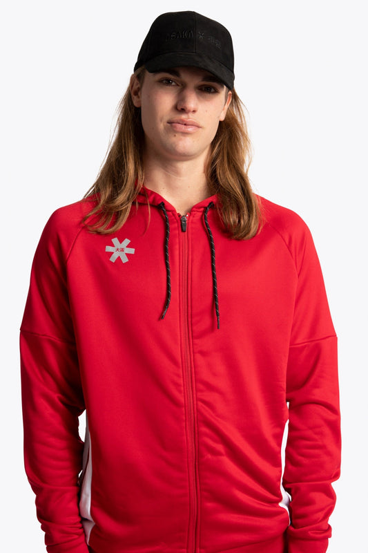 Osaka Men Training Zip Hoodie | Red