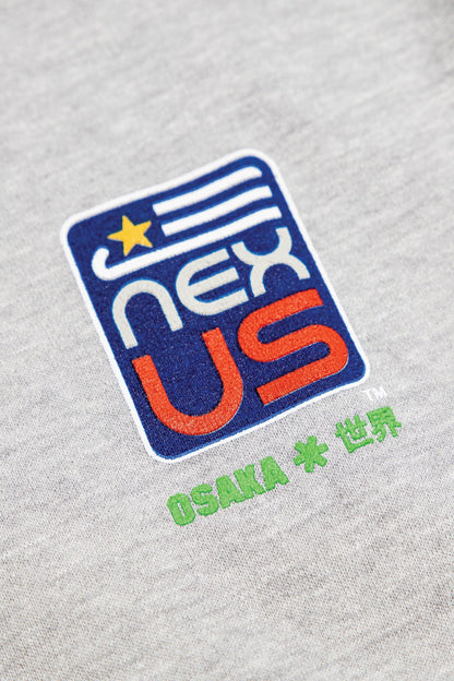 Osaka x Nexus Hoodie | Grey Melange