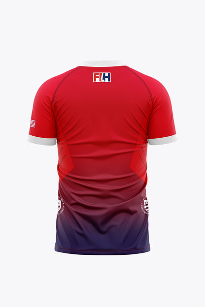 USA Field Hockey Men Jersey | Red