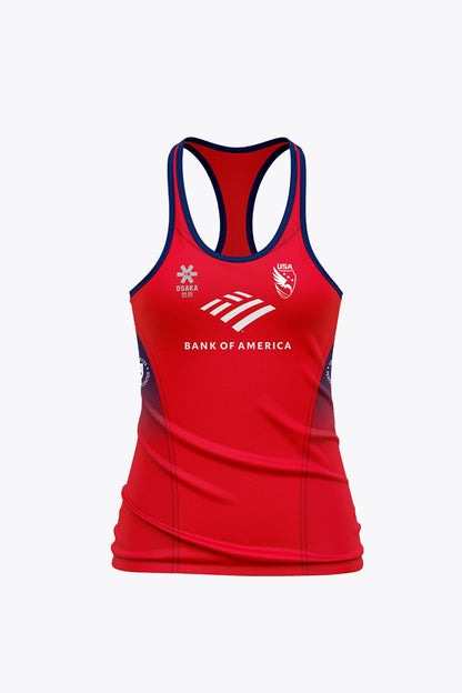 USA Field Hockey Women Singlet | Red
