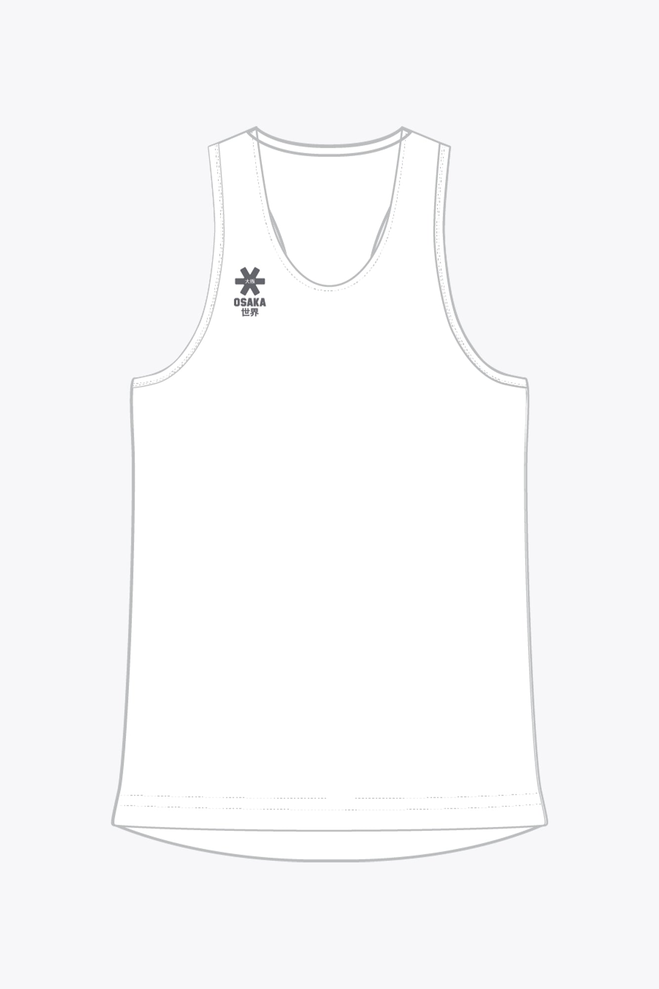 Osaka Women Singlet (High School) | White